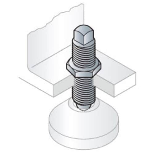 IWATA アジャストボルト スクエアタイプ/鉄