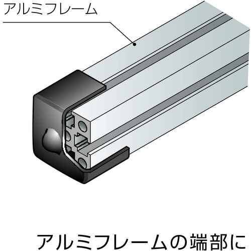 IWATA 保護キャップ 四角 (100個入) 黒