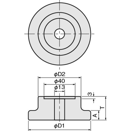 IWATA レベリングプレート 丸型/ステンレス