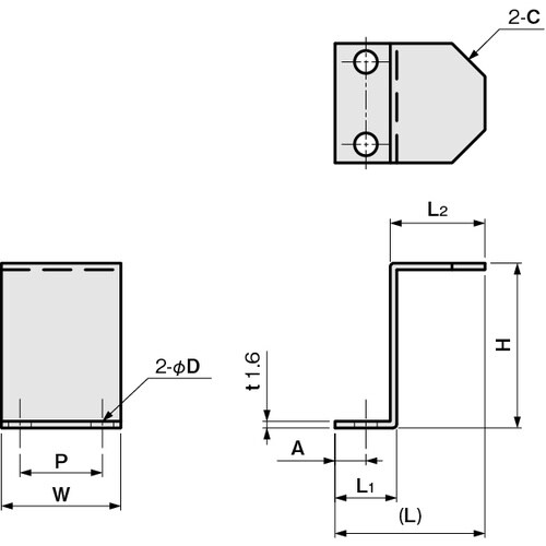 IWATA Z型ドグブラケット