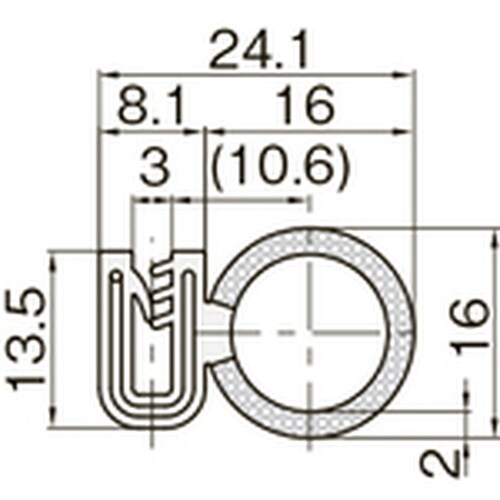 IWATA トリムシール (一体成型) EPDM