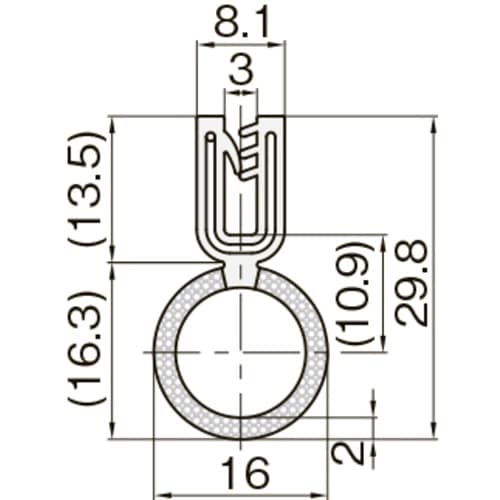 IWATA トリムシール (一体成型) EPDM