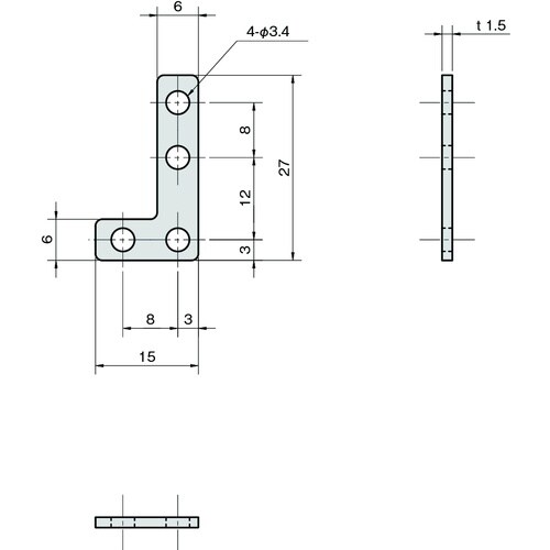 IWATA サイドブラケット M3−8P