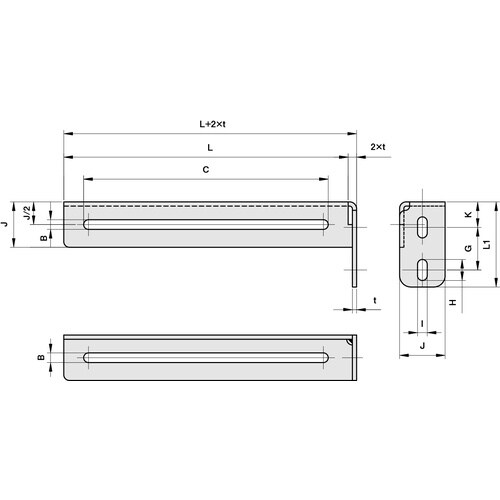 IWATA コンビネーション アングル L型