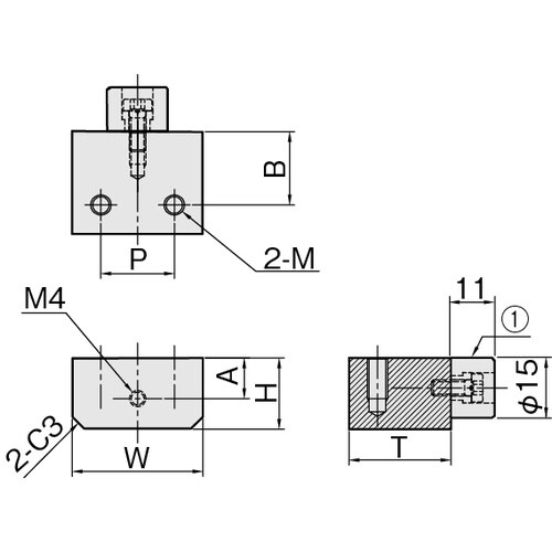 IWATA リニアストッパーウレタン付 SUS