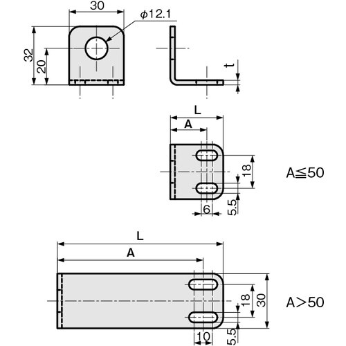 IWATA 近接センサ(ネジ型)用ブラケット
