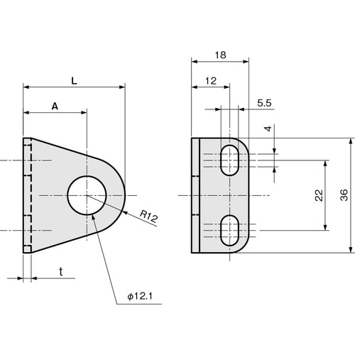 IWATA 近接センサ(ネジ型)用ブラケット
