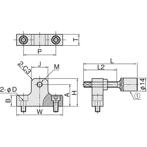 IWATA リニアストッパーウレタンボルト付