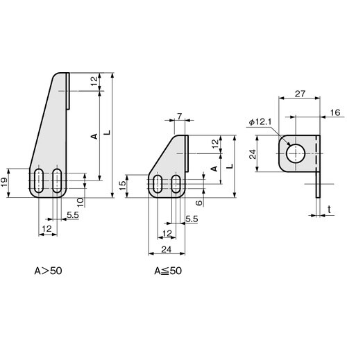 IWATA 近接センサ(ネジ型)用ブラケット