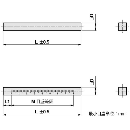 IWATA 角シャフト (中実シャフト)