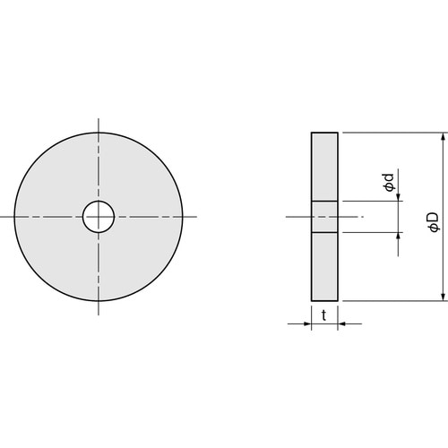 IWATA エンドプレート 1穴 SUS