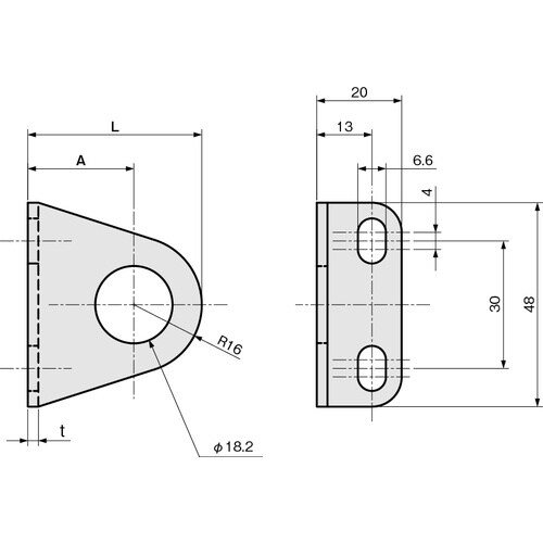 IWATA 近接センサ(ネジ型)用ブラケット