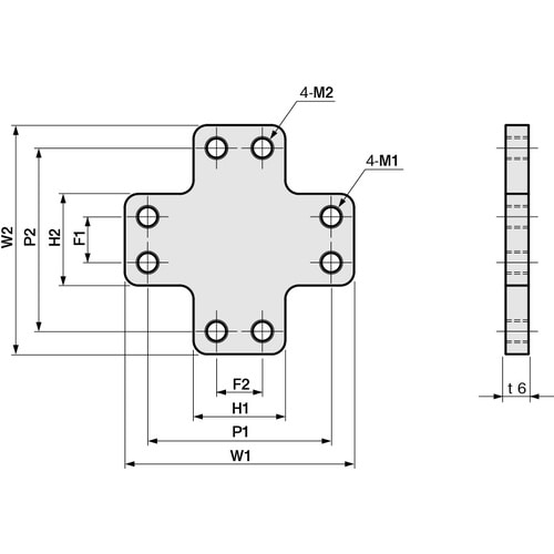 IWATA HD XY固定ジョイント (高剛性)