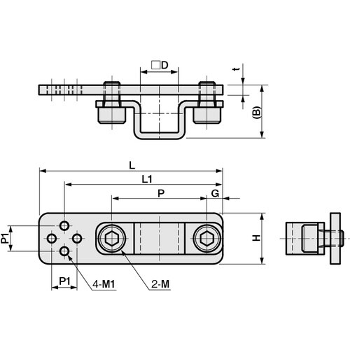IWATA センサアタッチF (角シャフト用)