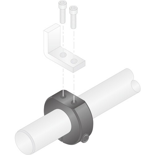 IWATA スリットカラー Dカットネジ付 無電解