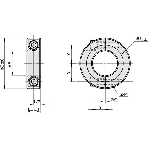 IWATA セパレートカラー 鋼管用 SUS304