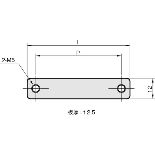IWATA 圧力ゲージブラケット ナットプレート