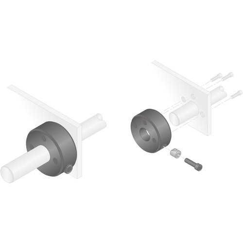 IWATA クサビカラー 3ネジ 黒染め