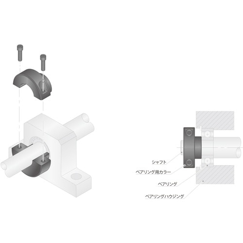 IWATA セパレートカラー ベアリング用 SUS