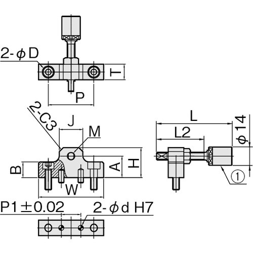 IWATA リニアストッパーウレタンボルト付