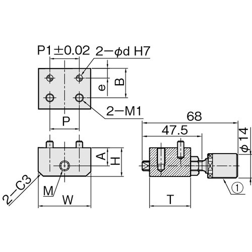 IWATA リニアストッパーウレタンボルト付 SU