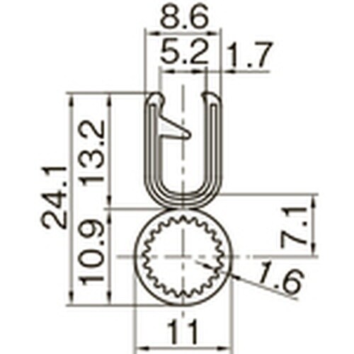 IWATA トリムシール (一体成型) 耐油TPE