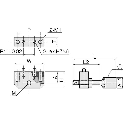 IWATA リニアストッパーウレタンボルト付 SU