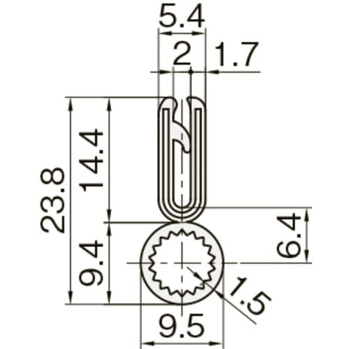 IWATA トリムシール (一体成型) 耐油TPE