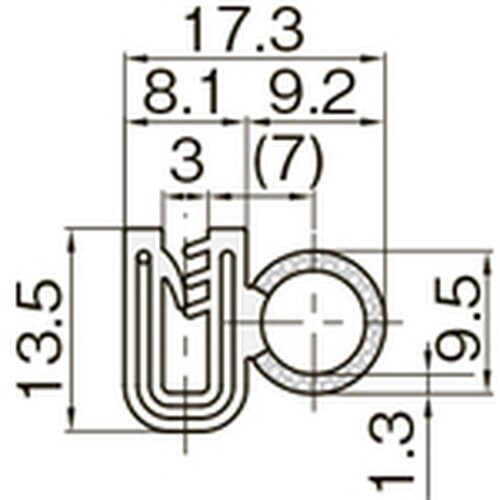 IWATA トリムシール (一体成型) EPDM
