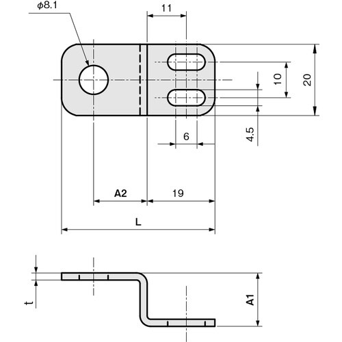 IWATA 近接センサ(ネジ型)用ブラケット