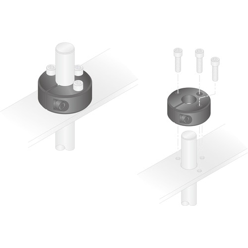 IWATA スリットカラー 3穴 SUS304