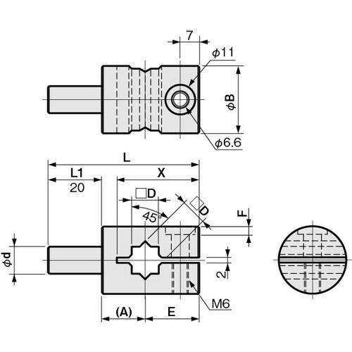 IWATA フリーヘッドジョイント (角シャフト用