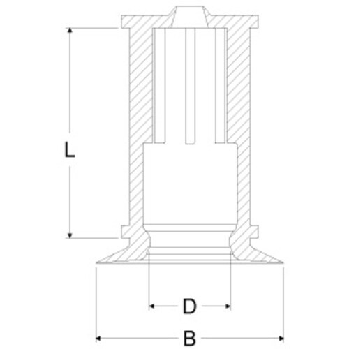 IWATA キャップ(リップ・排気口・フランジ付)