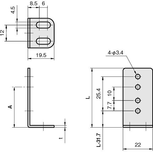 IWATA 反射板用ブラケット