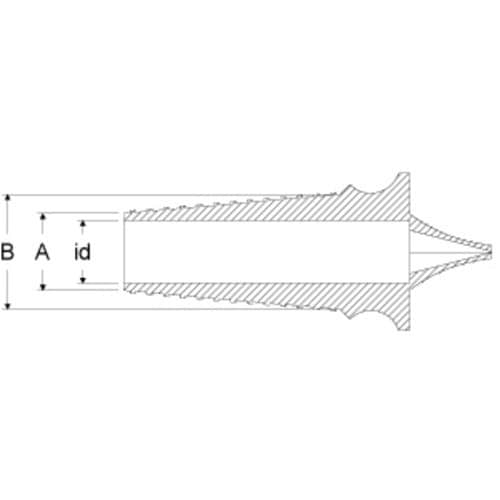 IWATA 円錐プラグ(凹凸付)10個入