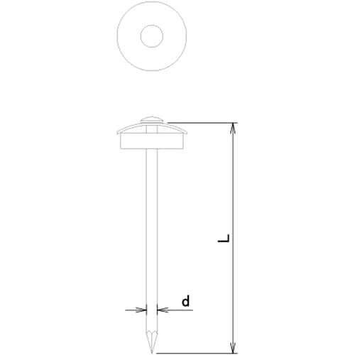 DAIDOHANT クロメートスレート釘 小波 7