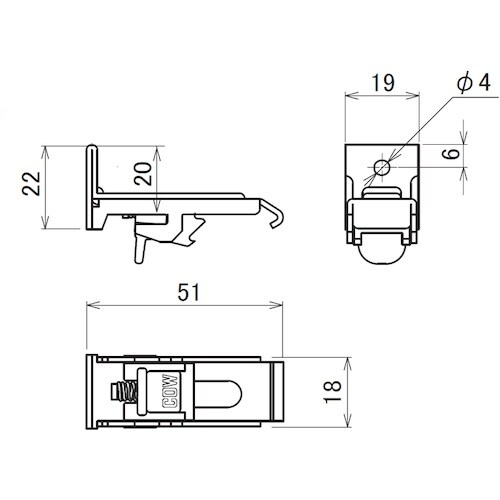 HINAKA ワンタッチブラケット