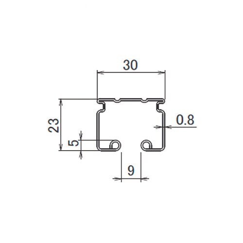 HINAKA “KGレクト30”塩ビ鋼板レール2.