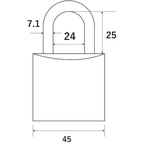 WAKI 別注シリンダー錠 TWE−TF 45MM