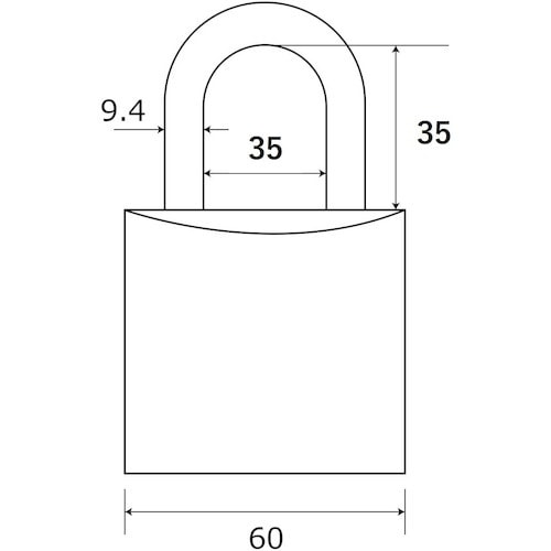 WAKI シリンダー錠 バラ TWE 60MM J