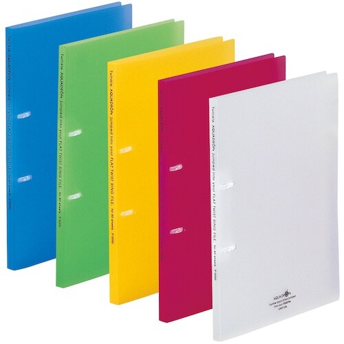 LIHIT フラット・ツイストリングファイル 黄緑