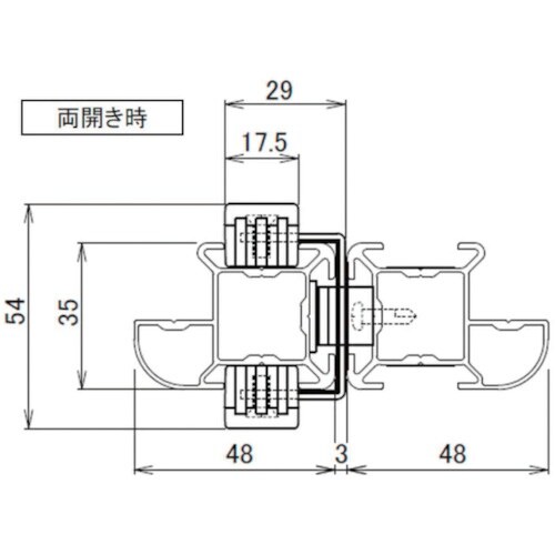 HINAKA MGタイプ スライドロック金具