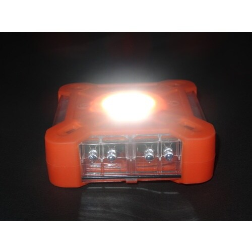 ミズケイ 耐荷重対応LED警告灯電池式(赤)