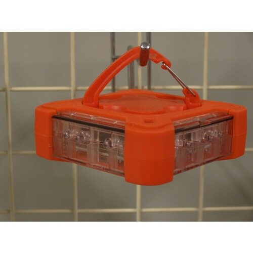 ミズケイ 耐荷重対応LED警告灯電池式(赤)