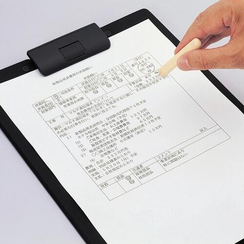 LIHIT クリップボード(捺印対応)A4/E