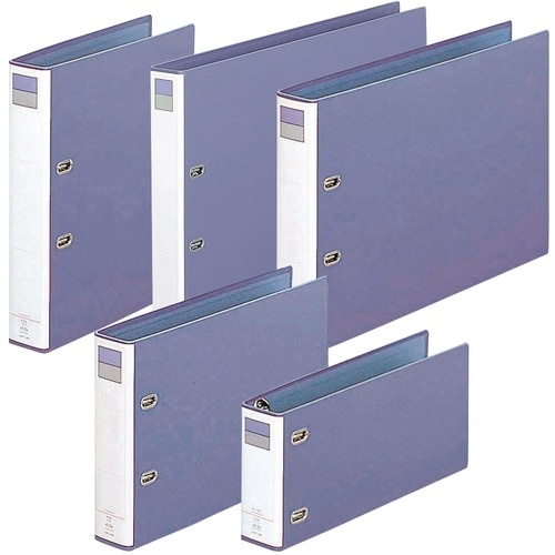 LIHIT D型リングファイル ブルーバイオレット