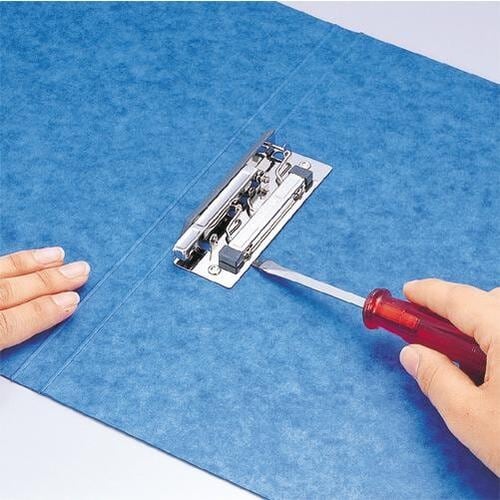 LIHIT パンチレスファイルZ式 藍 A4