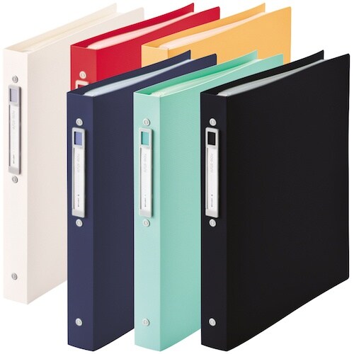 LIHIT クリヤーブック交換式 20P レッド