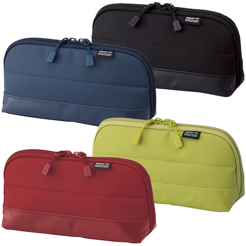 LIHIT ワイドオープンペンケース イエローグリ