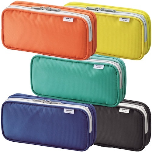 LIHIT ダブルペンケース(L) ブラック